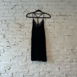 Urban Outfitters Cope Black Mini Dress | Size Medium